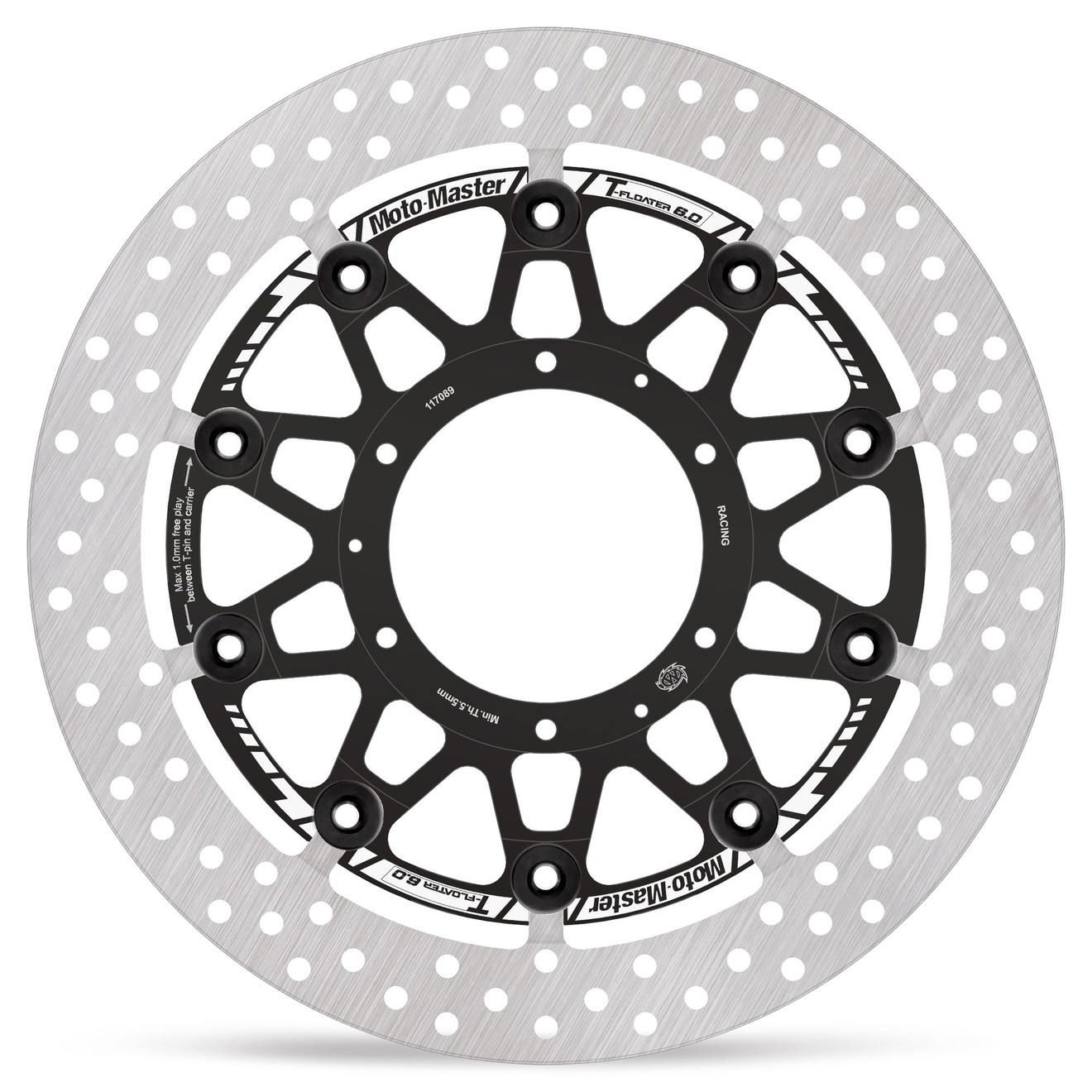 Moto-Master Bremsscheibe Halo T-Floater Racing - 6,0 mm