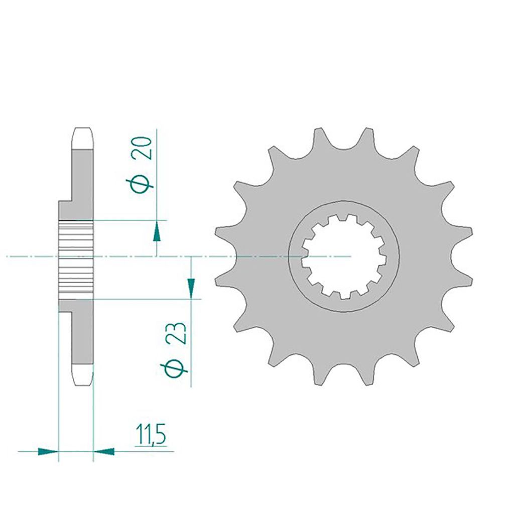 DID Kettensatz für Suzuki DR 125 S 85-94 428 D
