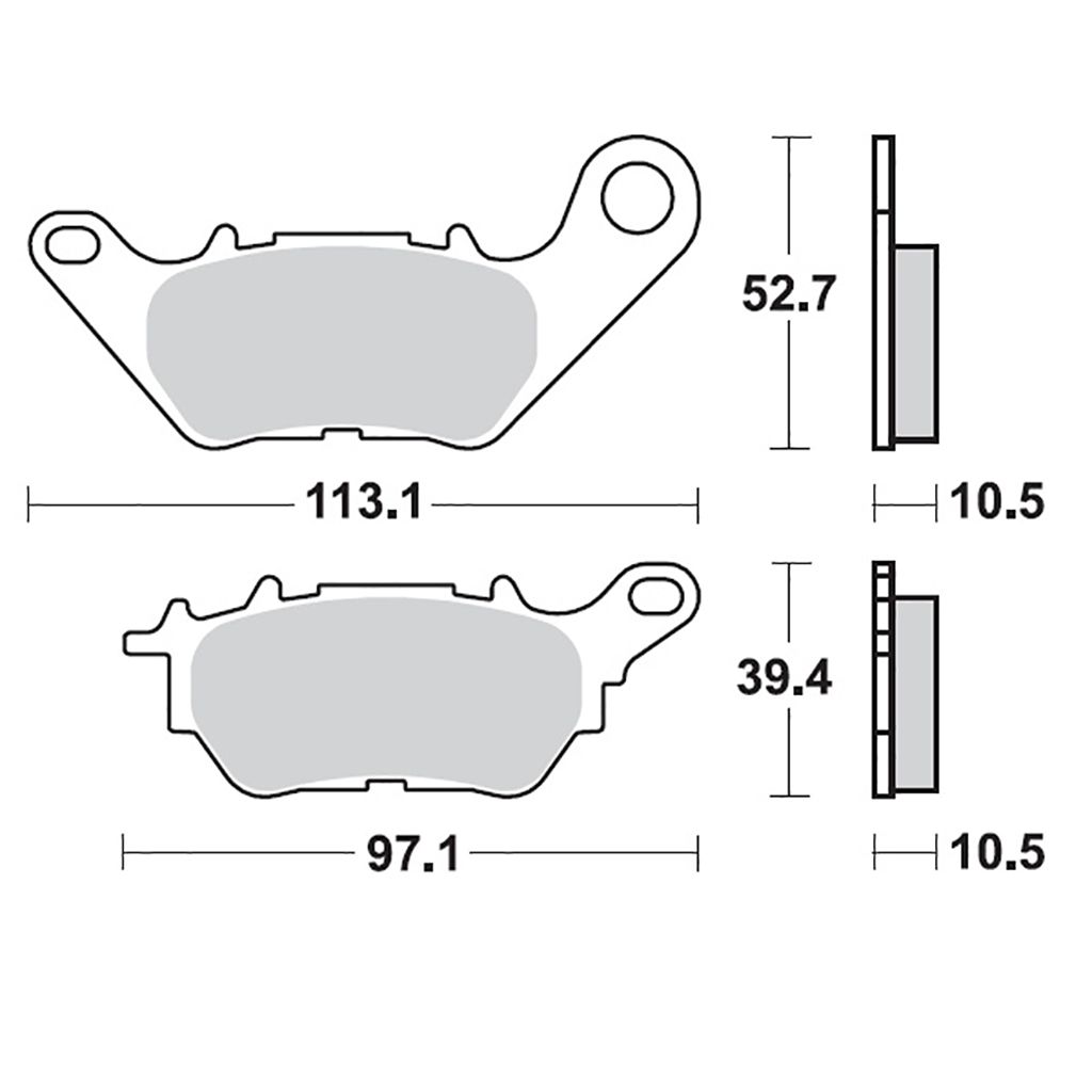 Moto-Master Bremsbelag RoadPRO Ceramic