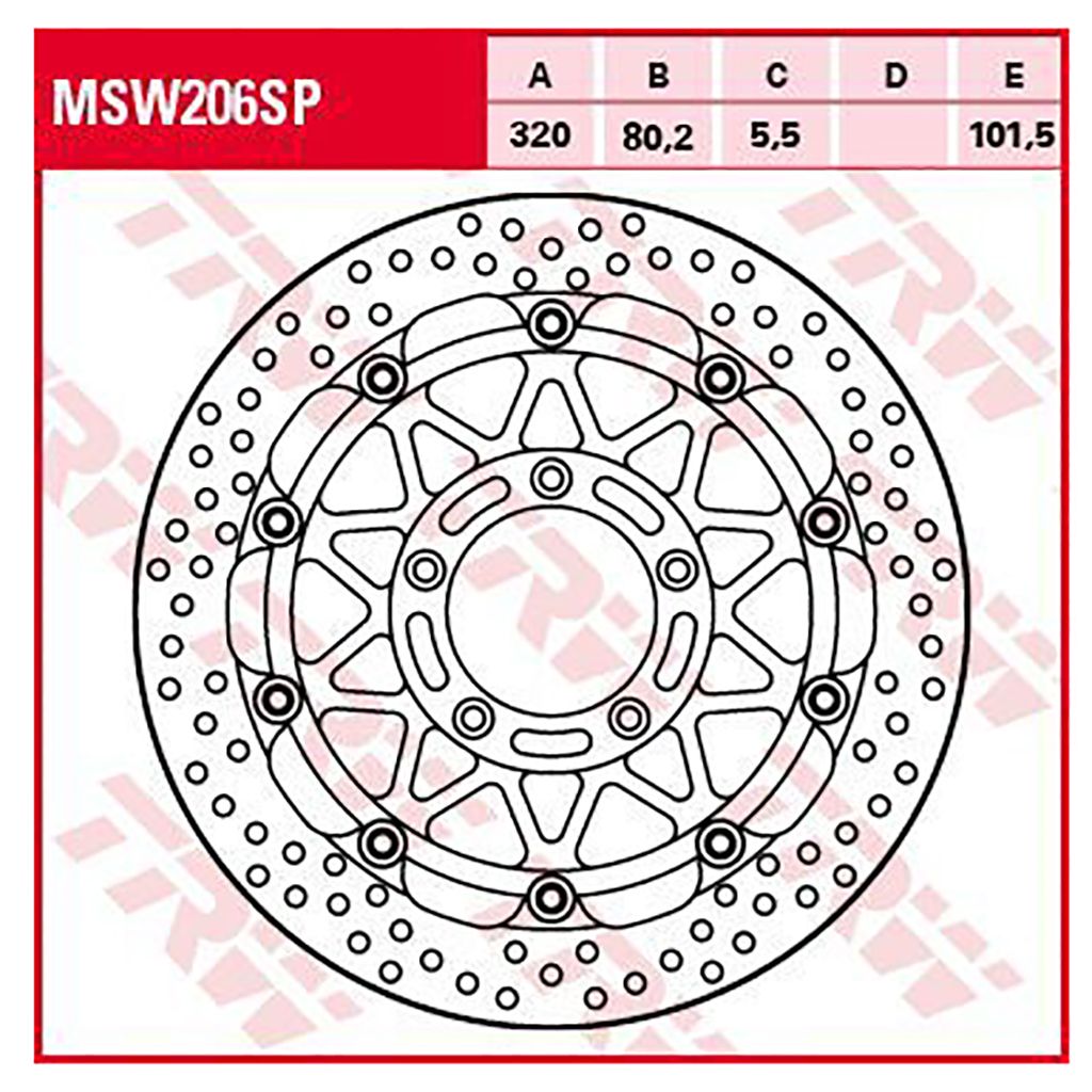 TRW Bremsscheibe 5,5 mm ohne ABE