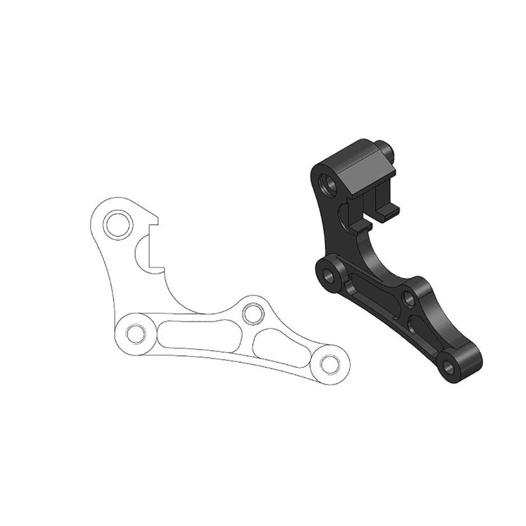 Moto-Master Bremssattel-Adapter Oversize MX 270 mm Ø