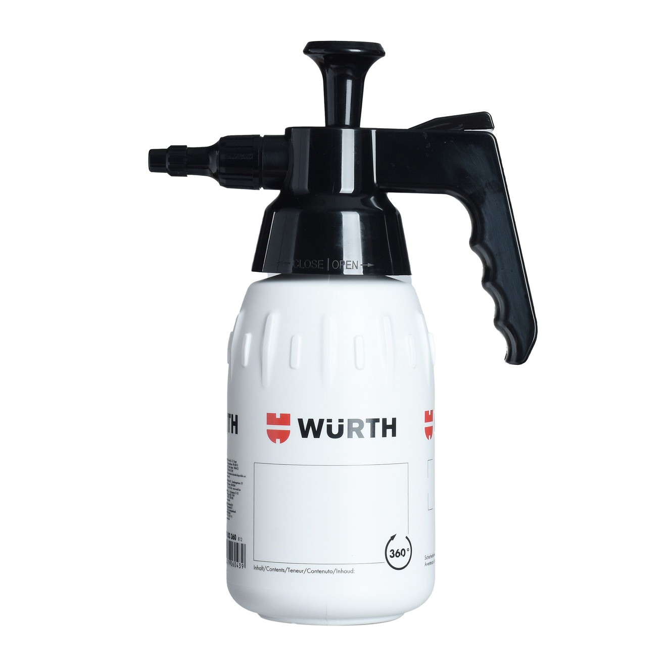 Würth Pumpsprühflasche 360 Grad extrem temperaturbeständig 1000ml