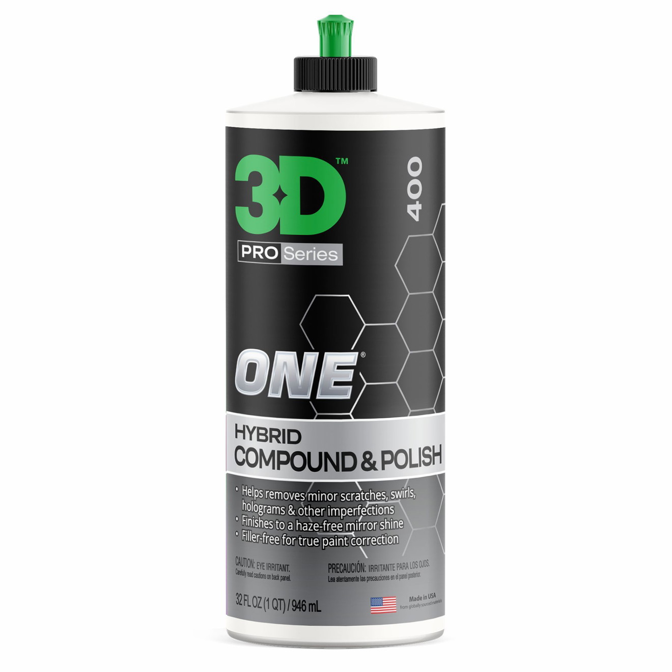 3D One Hybrid 400 Lackpolitur medium + fein universal 946ml