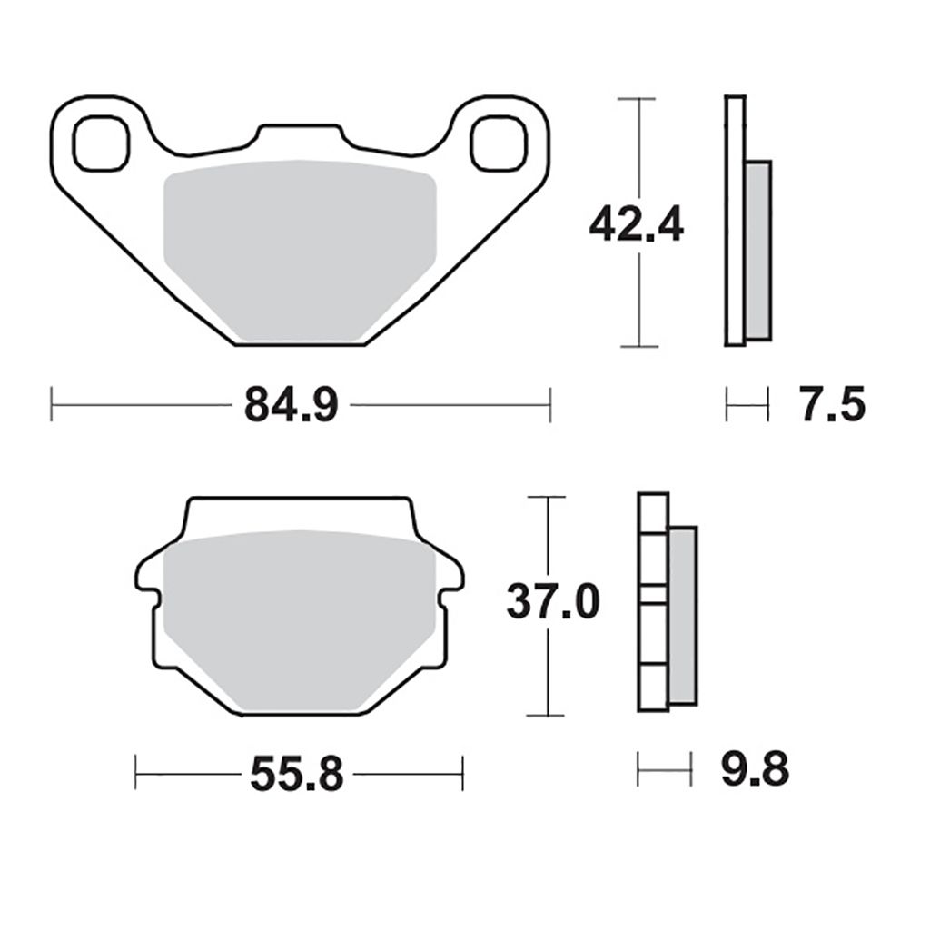 Moto-Master Bremsbelag RoadPRO Ceramic