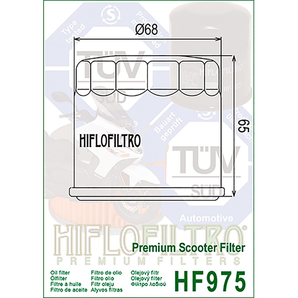 Hiflo Ölfilter Premium Scooter Filter