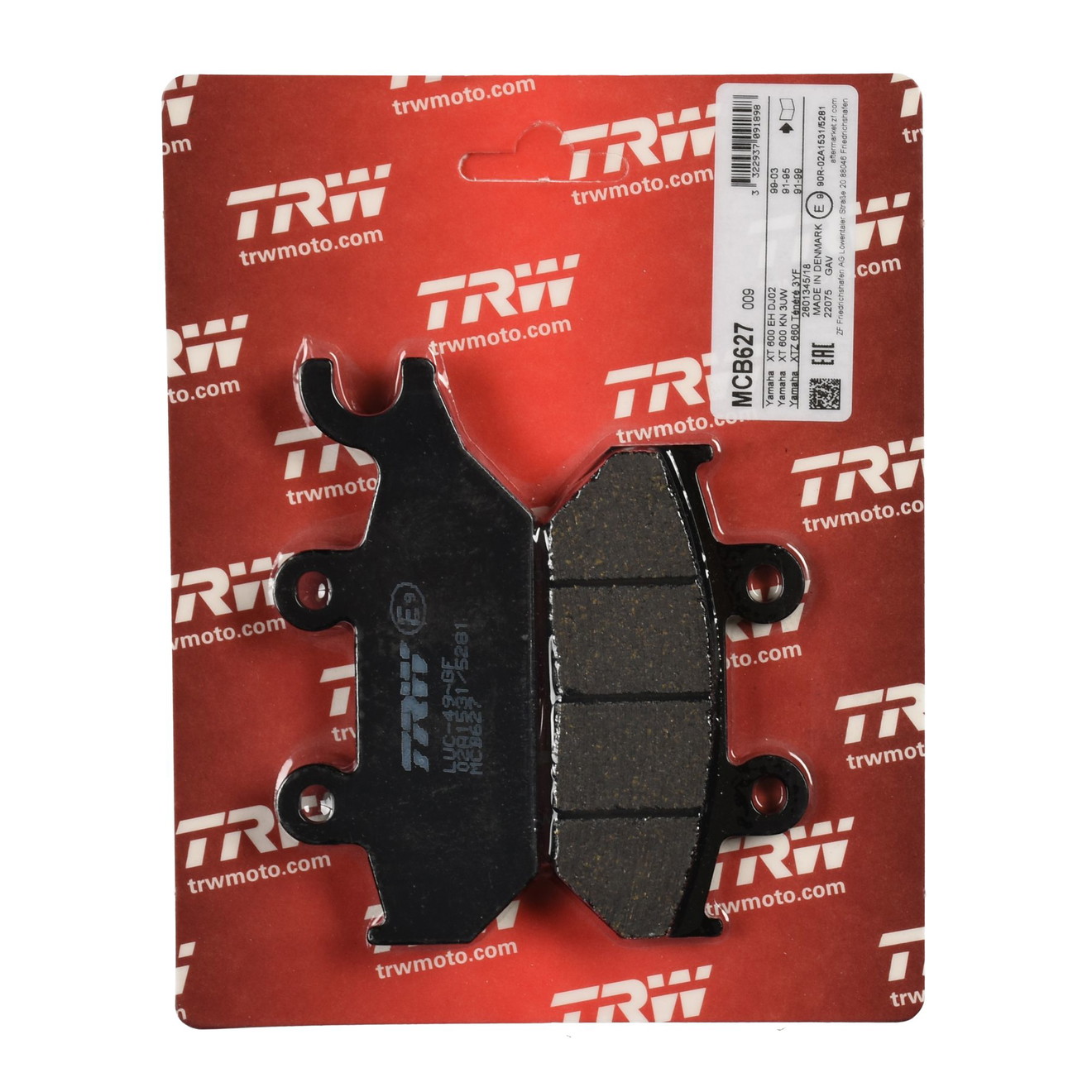 TRW Bremsbelag organisch MCB627