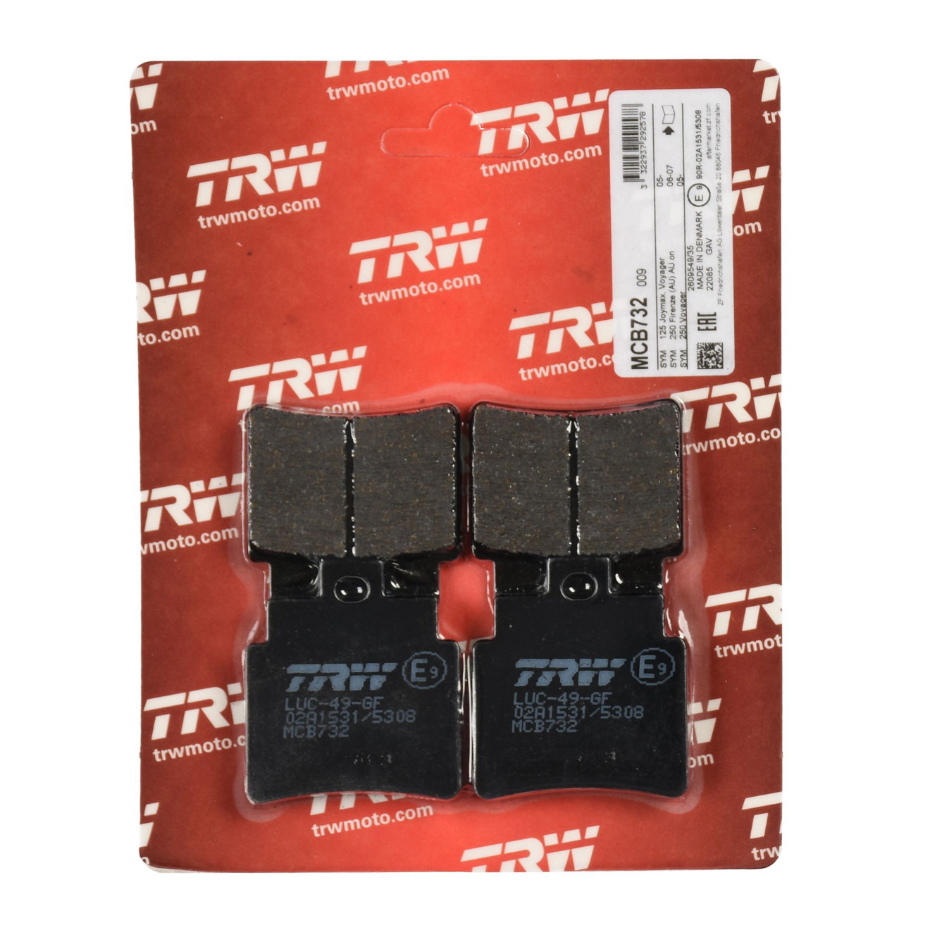 TRW Bremsbelag organisch MCB732
