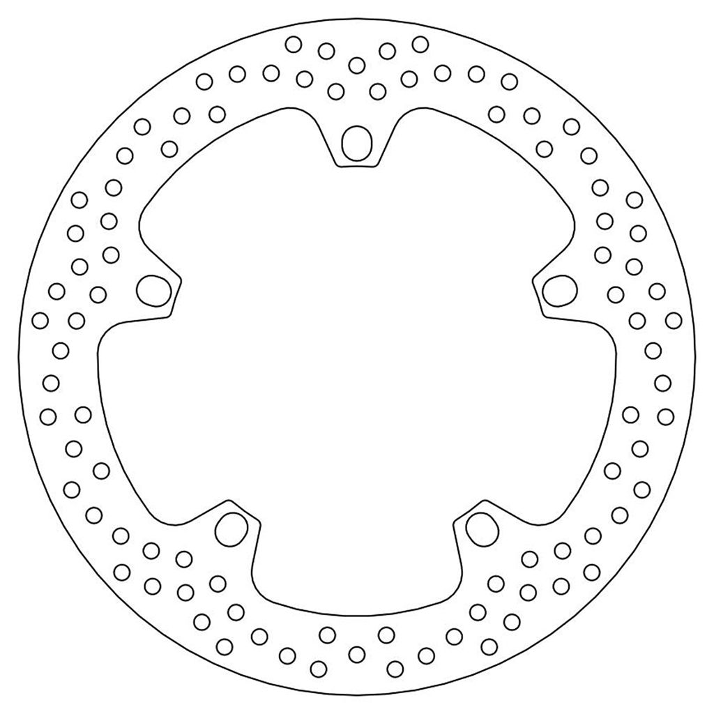 Moto-Master Bremsscheibe Halo vorn starr mit ABE