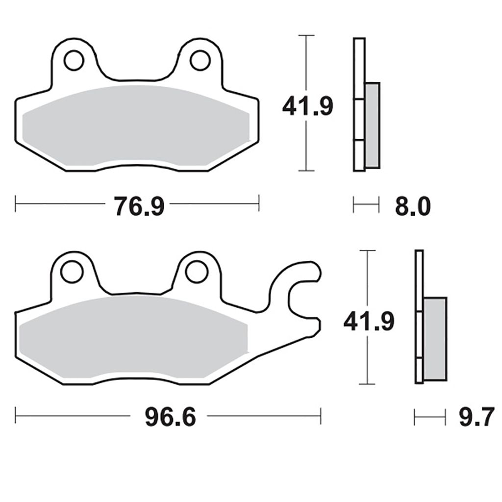 Moto-Master Bremsbelag RoadPRO Ceramic