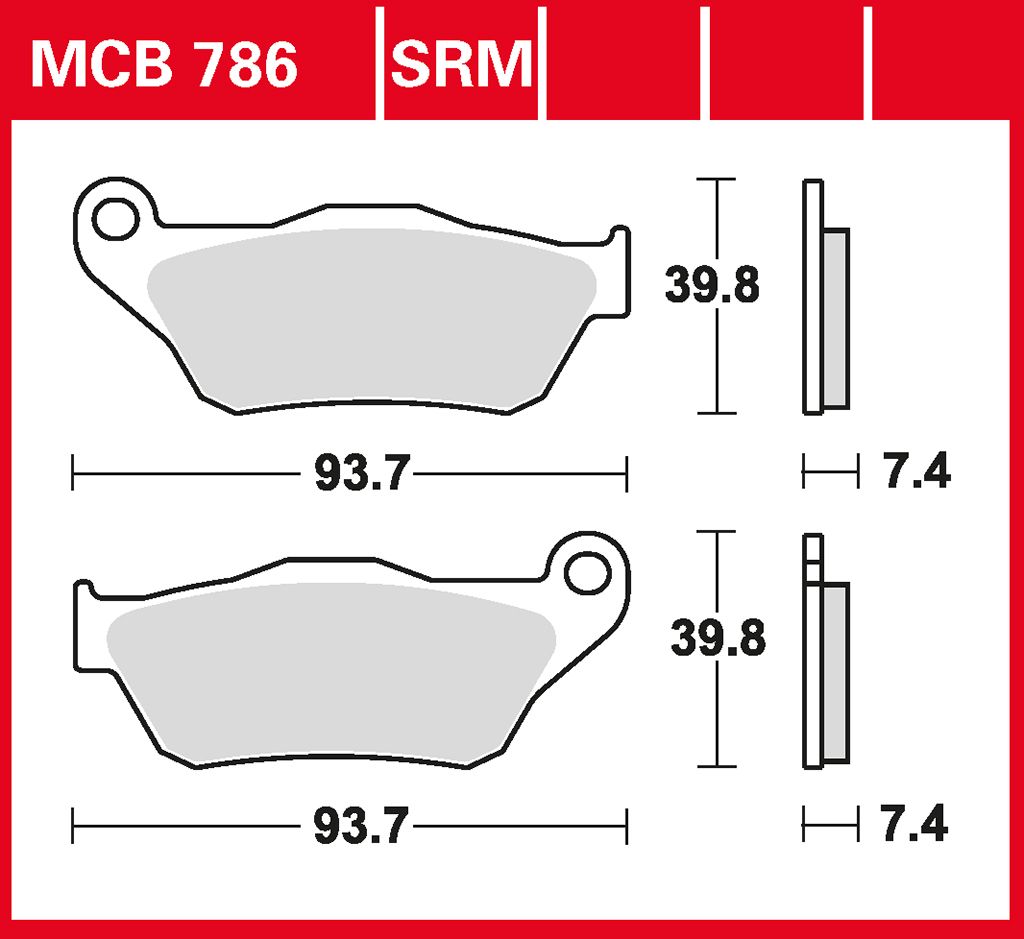 TRW Bremsbelag Sinter