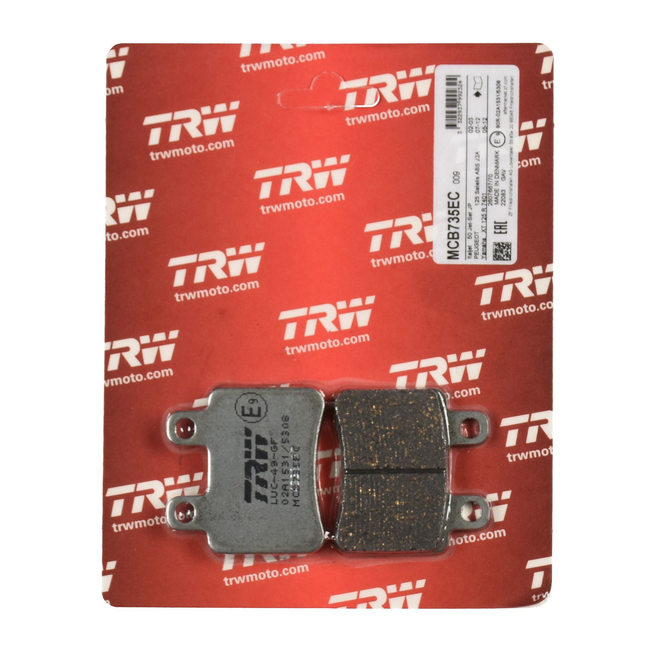 TRW Bremsbelag organisch