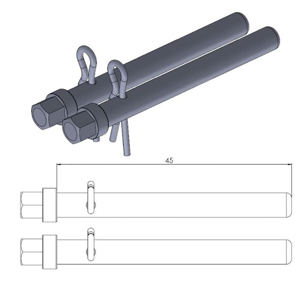Moto-Master Bremsbelag Gleitstift