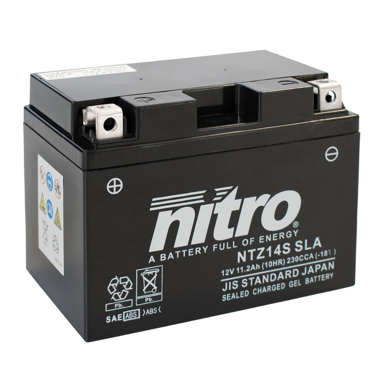 Nitro Batterie 12V 11,2AH YTZ14S Gel