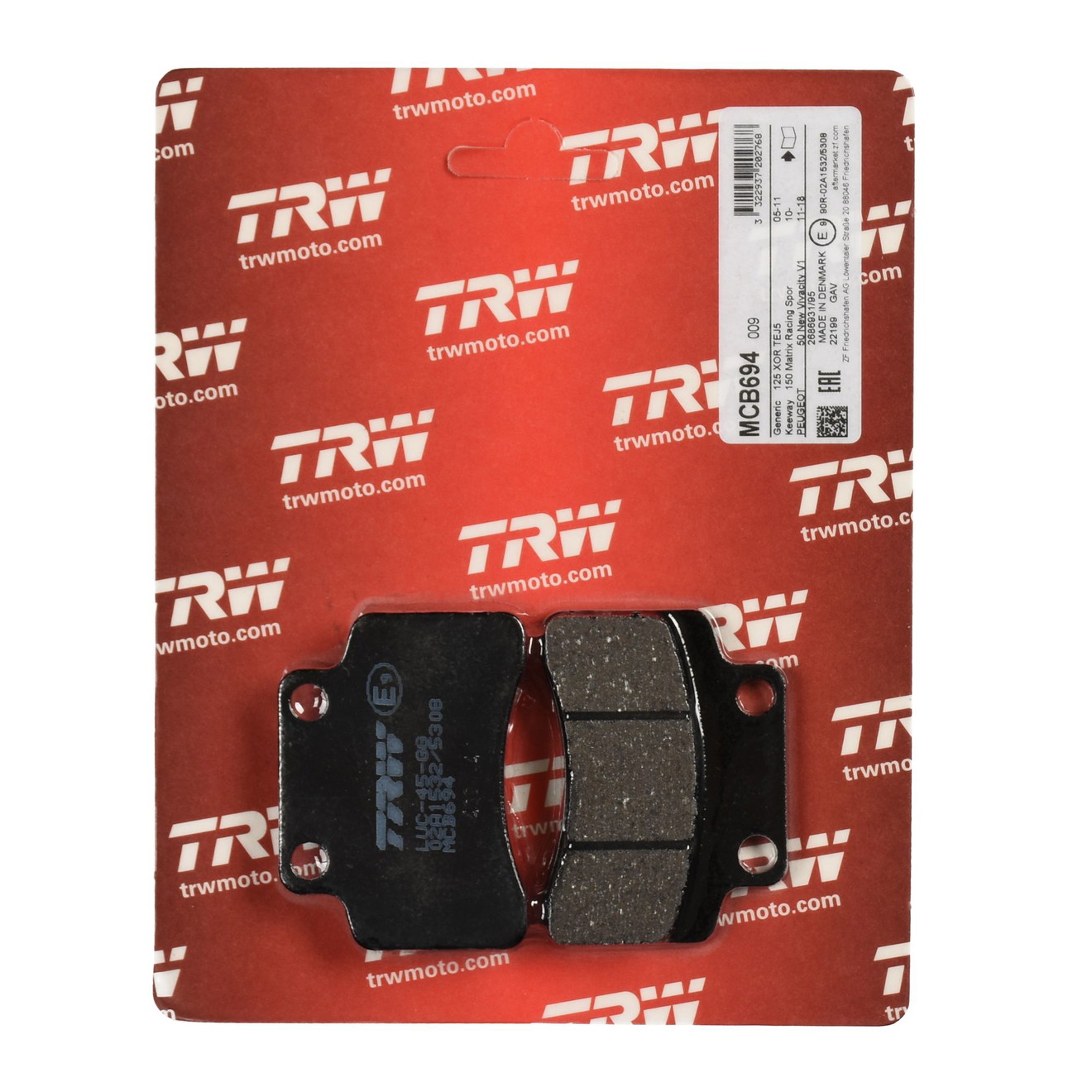 TRW Bremsbelag organisch
