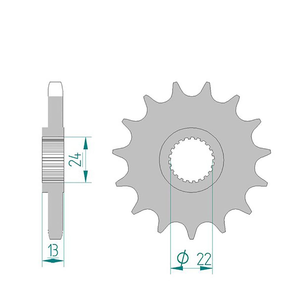 Esjot Ritzel 94503-17 #530 DS 650 alle 17 Zähne