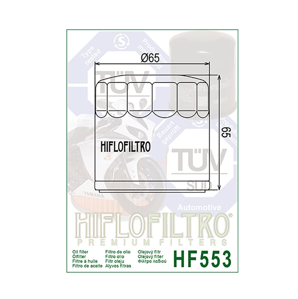 Hiflo Ölfilter Schwarz