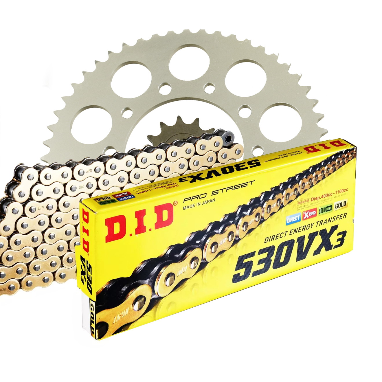 DID Kettensatz für Cagiva Elefant 900 ie GT 91-93 530 VX3