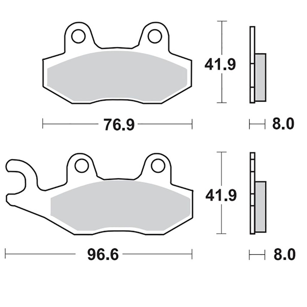 Moto-Master Bremsbelag RoadPRO Ceramic