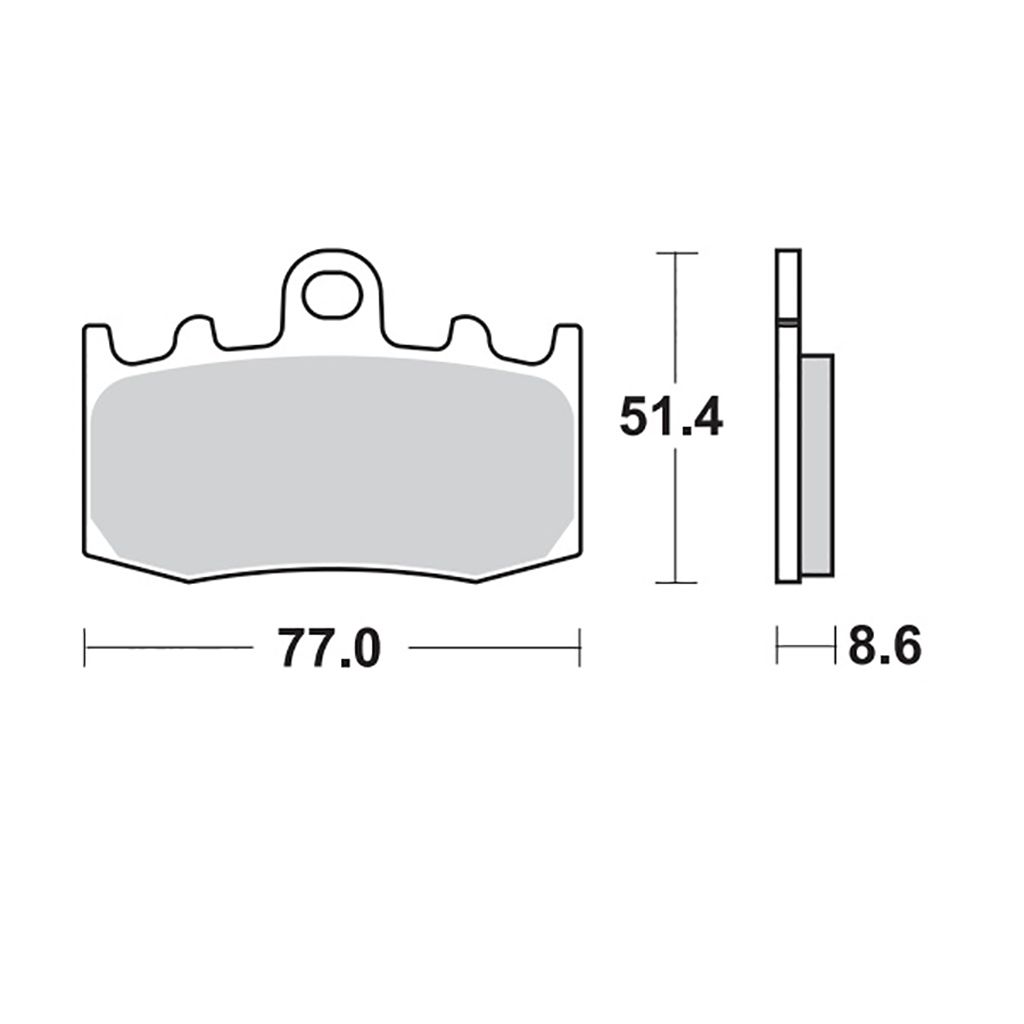 Moto-Master Bremsbelag RoadPRO Ceramic