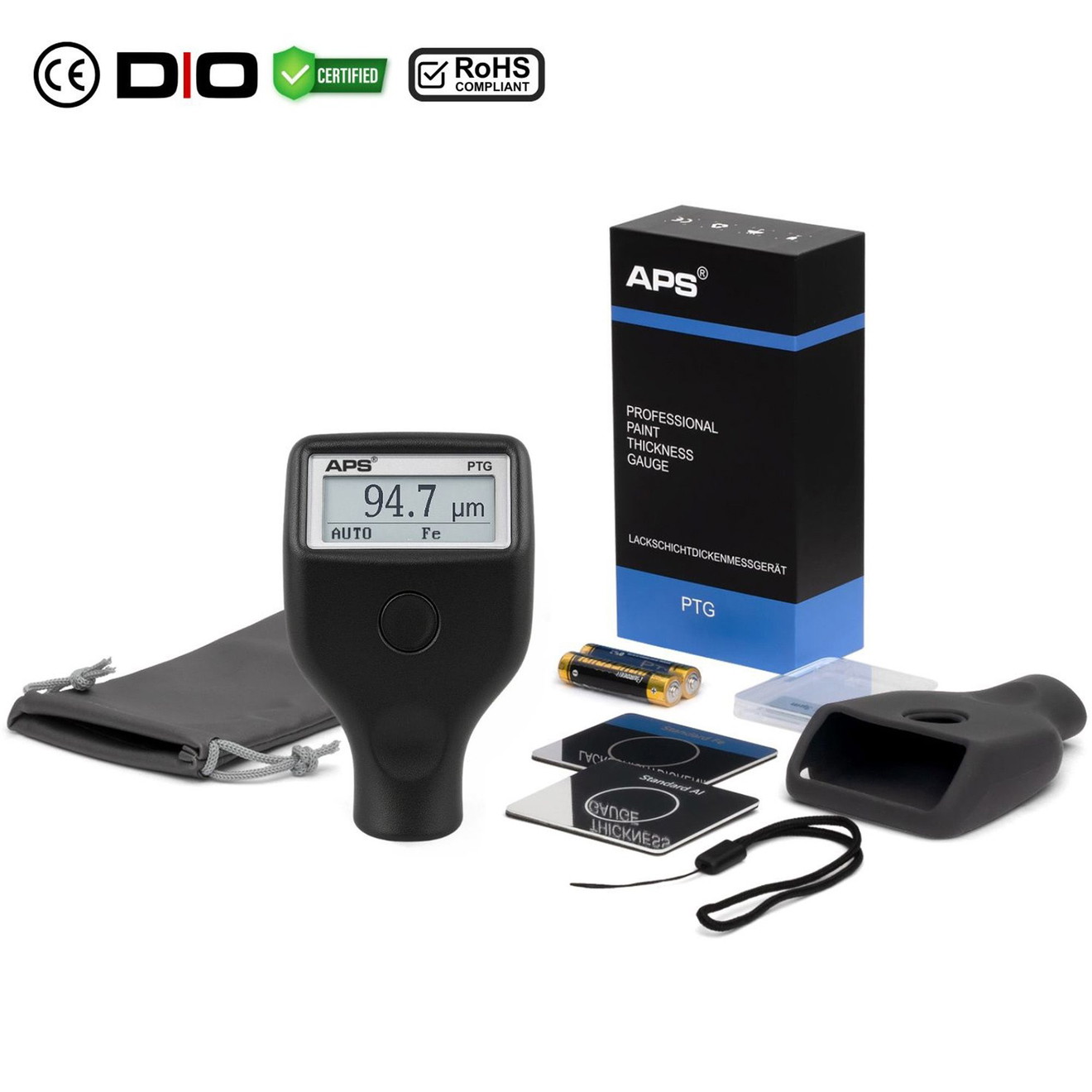 APS PTG Professional lakdikte meter voor precieze lakdiktemetingen