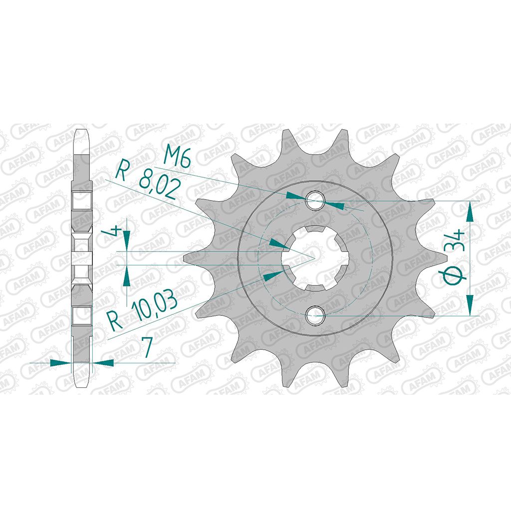 Esjot Ritzel 73203-15 #520 15 Zähne