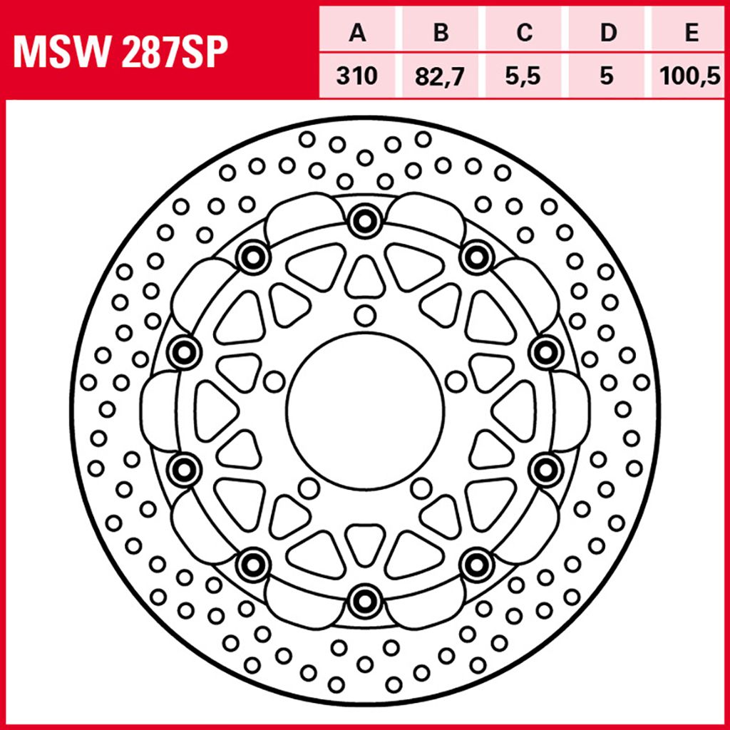 TRW Bremsscheibe 5,5 mm ohne ABE