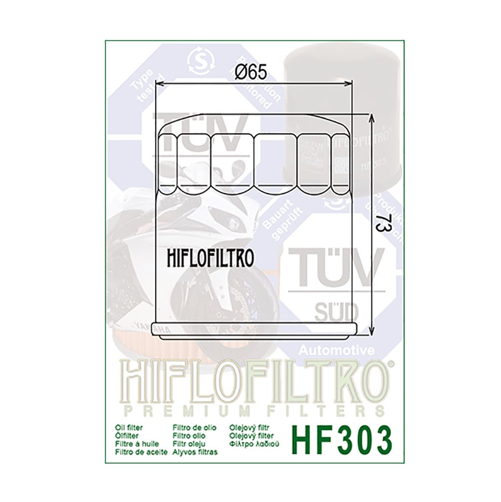 Hiflo Ölfilter Chrom