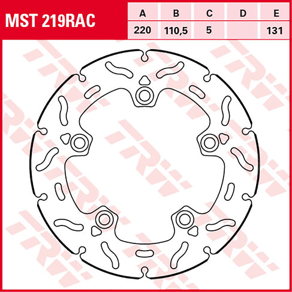 TRW Bremsscheibe MST219RAC