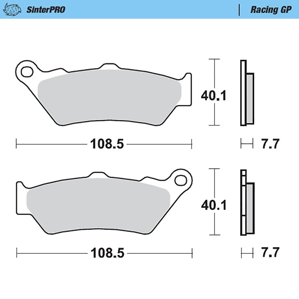 Moto-Master Bremsbelag SinterPRO Racing GP ohne ABE