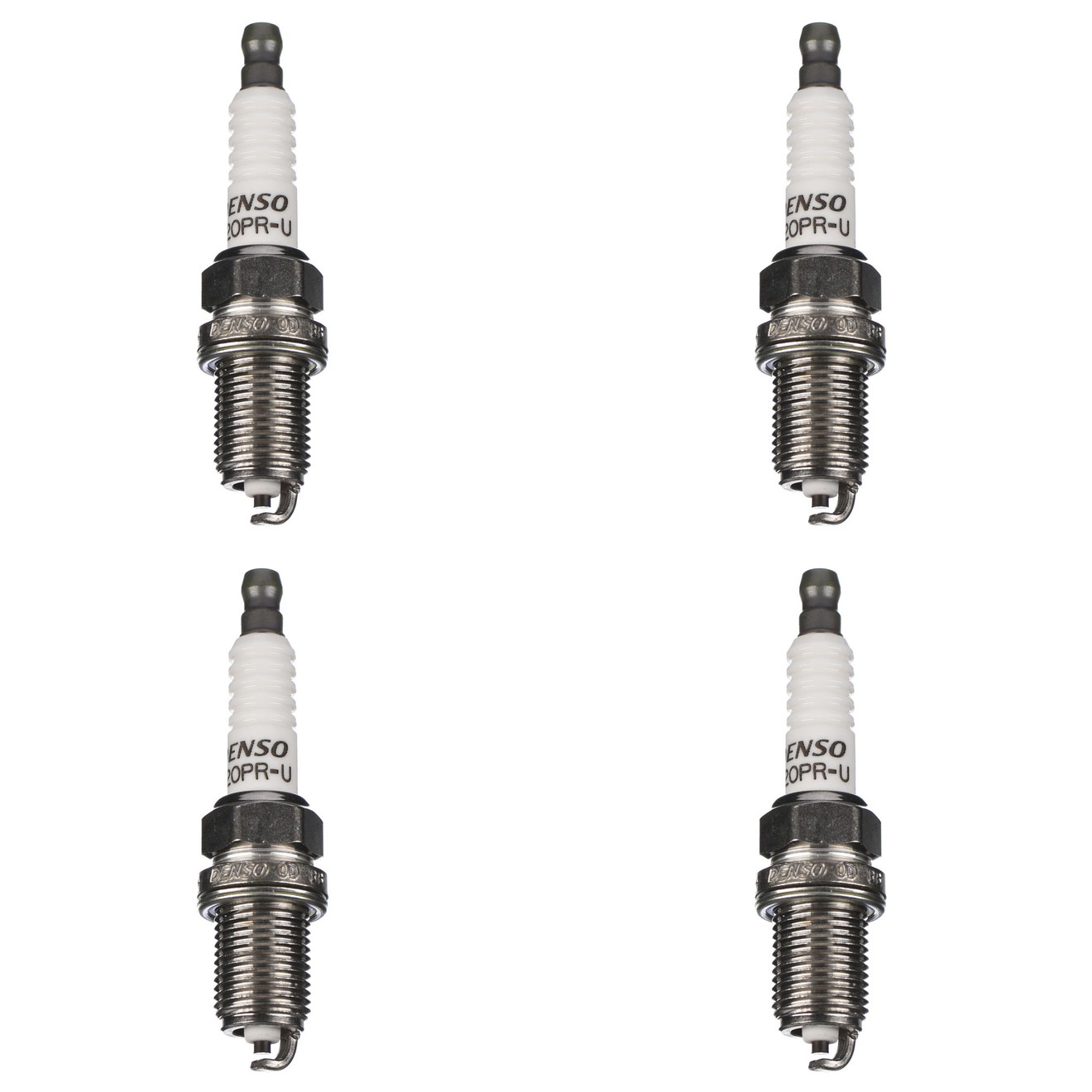 DENSO Zündkerze K20PR-U m. fester Mutter 4er Set