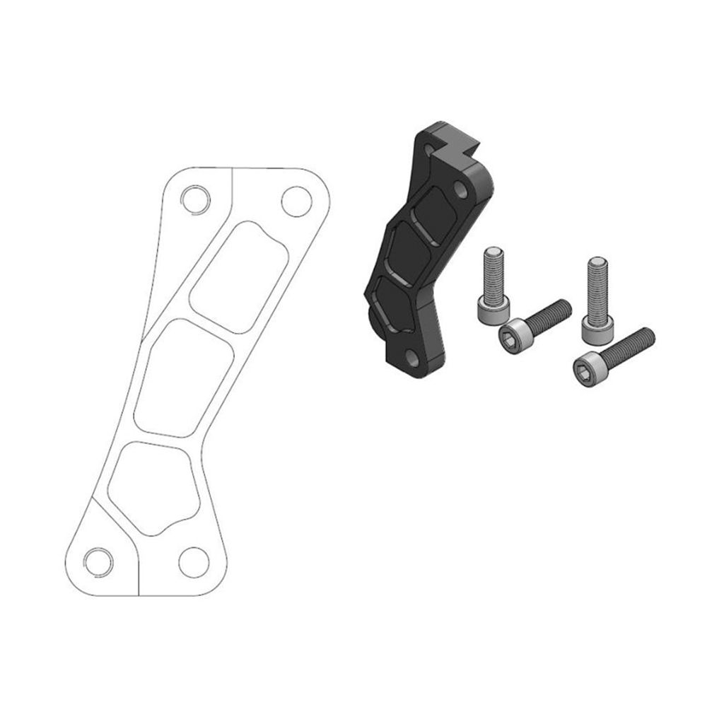 Moto-Master Bremssattel-Adapter Supermoto Street Adapter 320 mm Ø