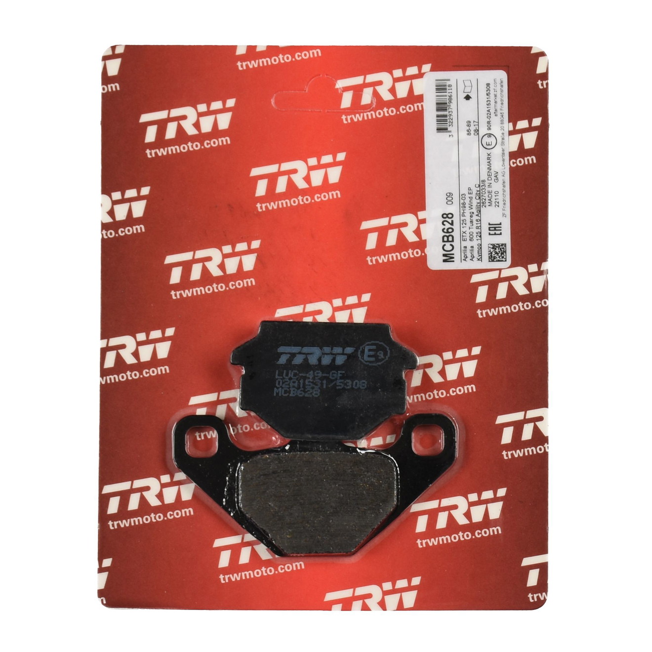 TRW Bremsbelag organisch MCB628