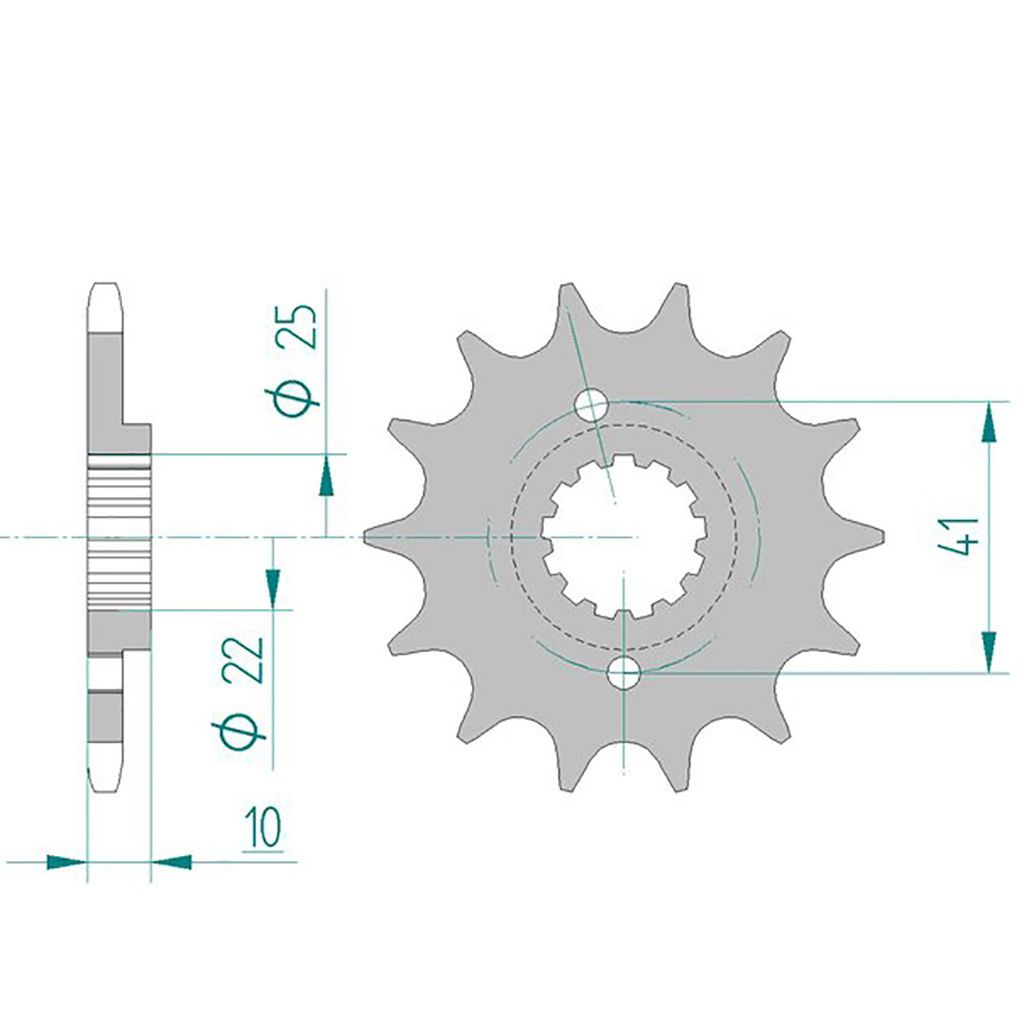 AFAM Kettensatz für Honda NX 650 Dominator 95-00 520 XSRG