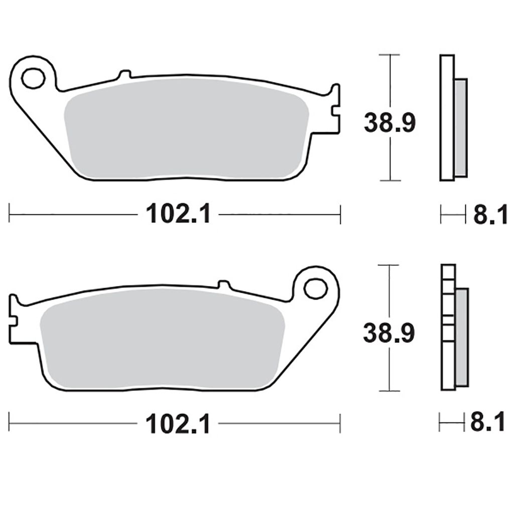 Moto-Master Bremsbelag RoadPRO Scooter