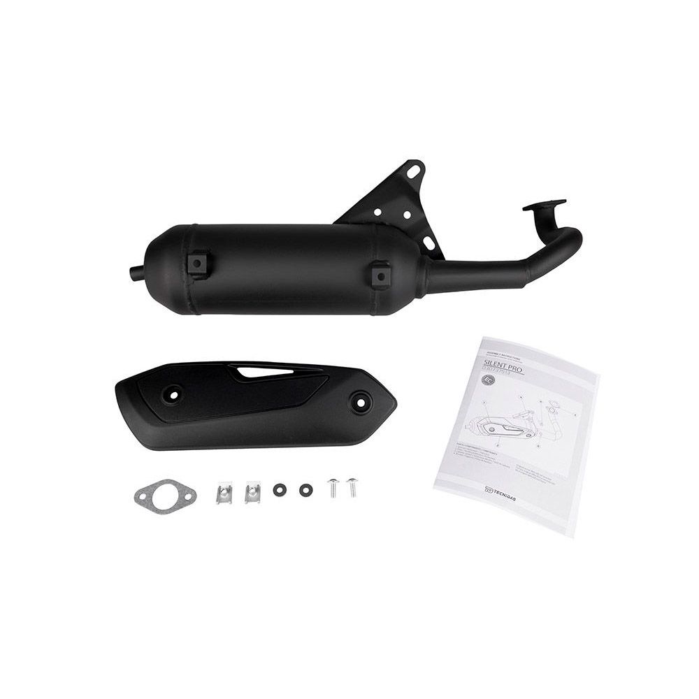 Tecnigas Auspuff Silent Pro schwarz