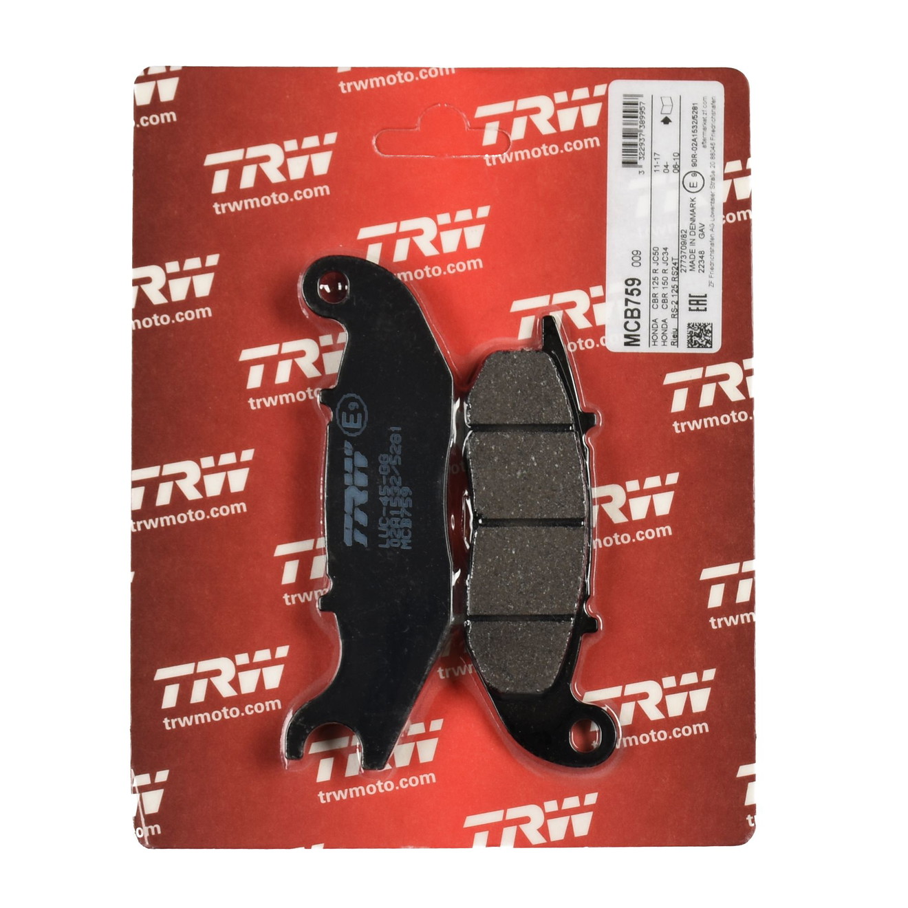 TRW Bremsbelag organisch MCB759