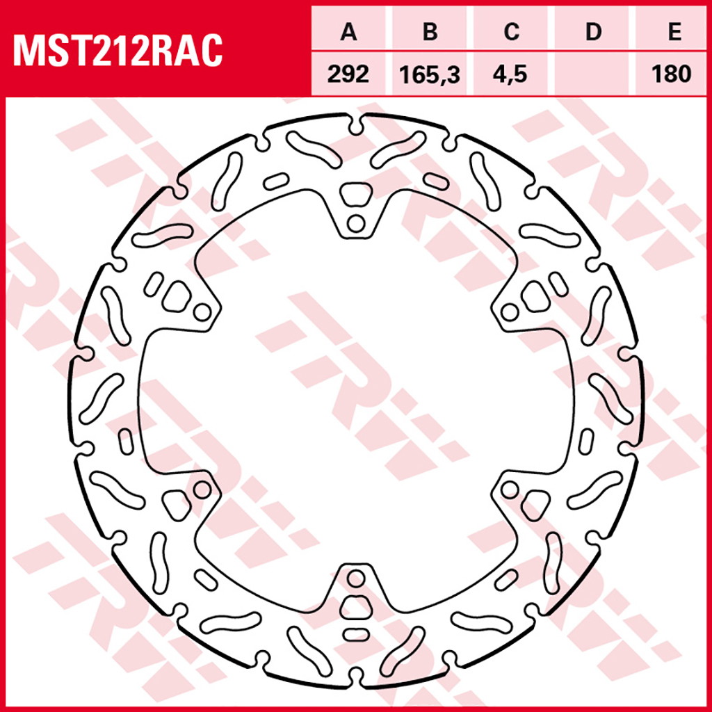 TRW Bremsscheibe MST212RAC