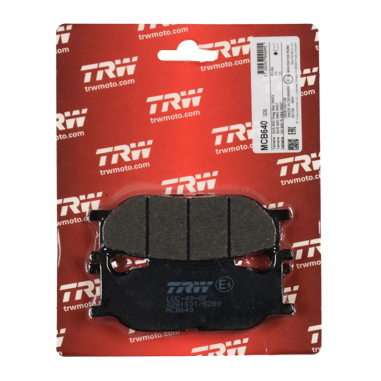 TRW Bremsbelag organisch MCB640