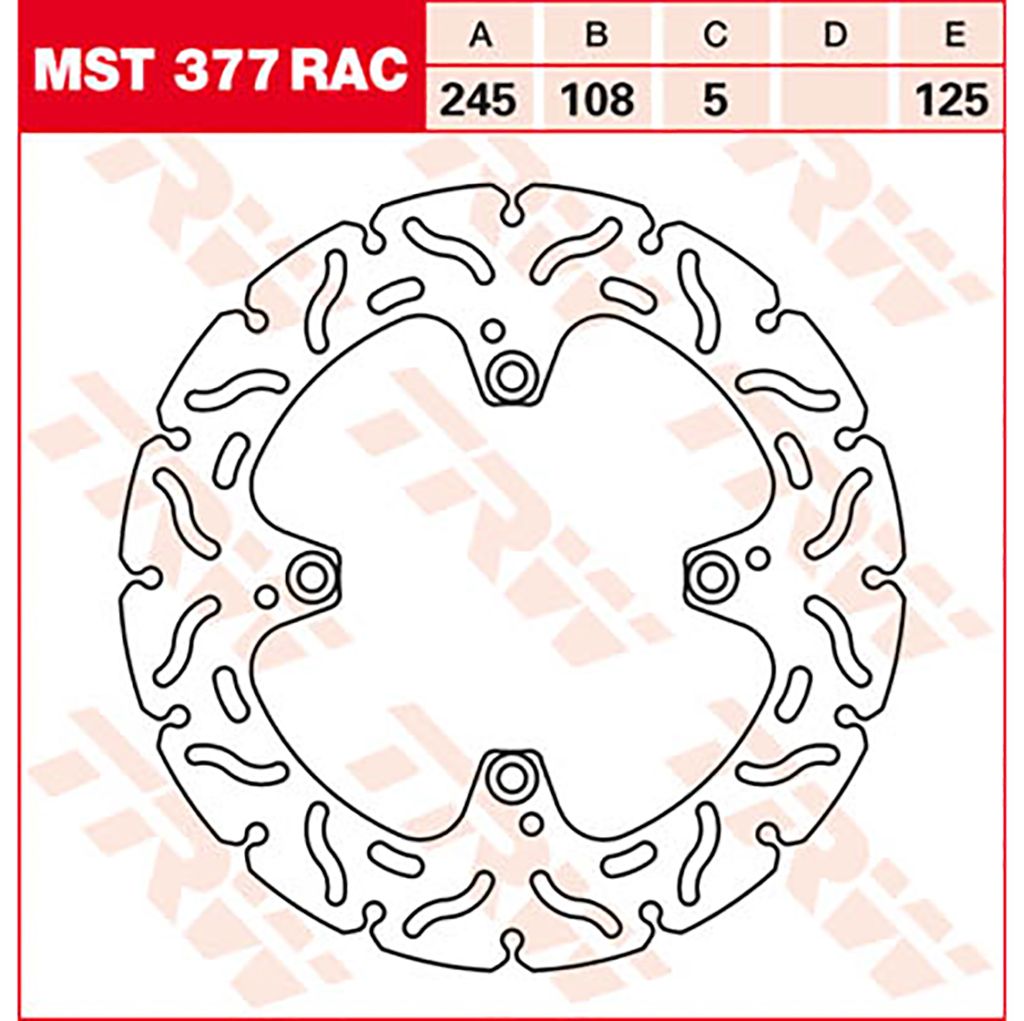 TRW Bremsscheibe MST377RAC