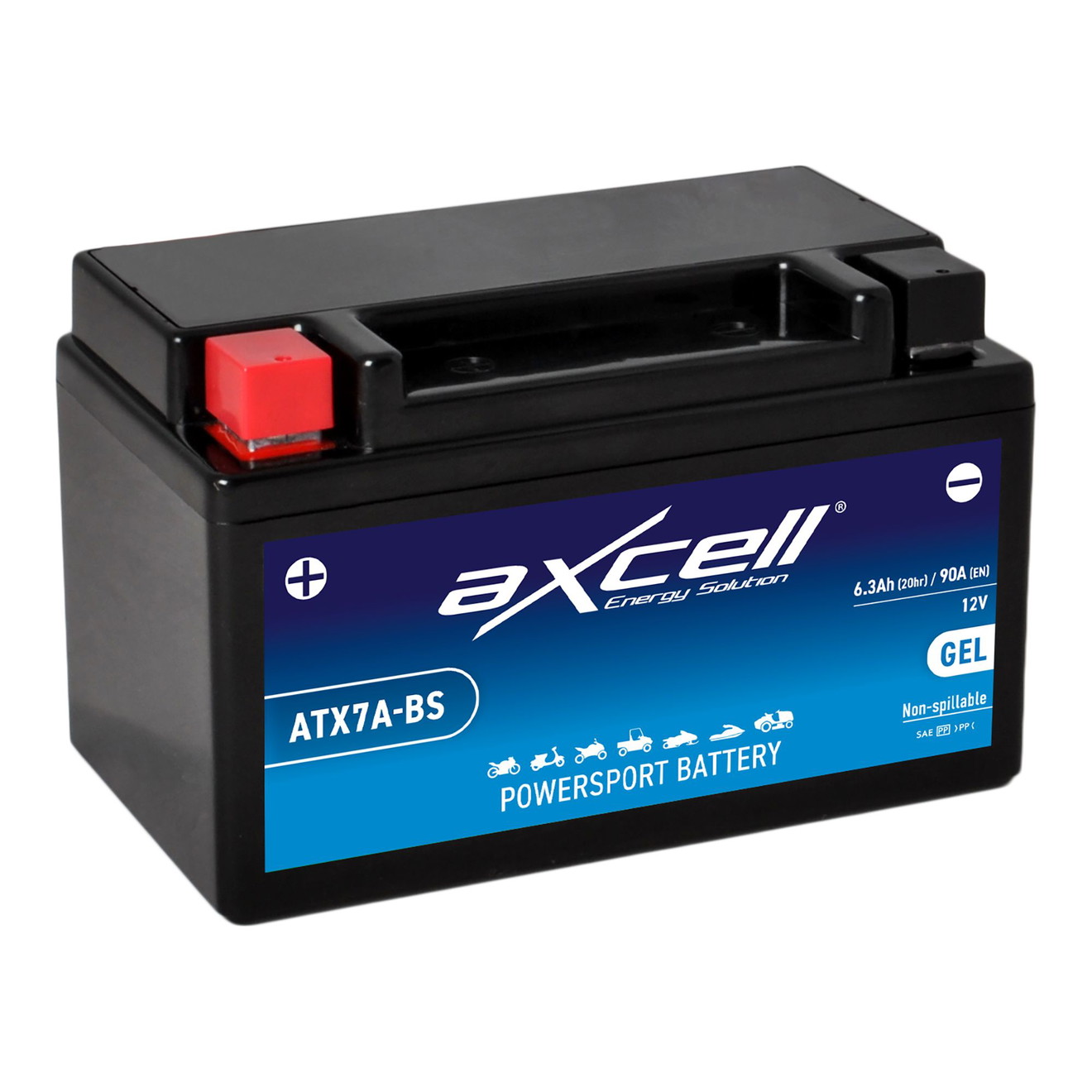 AXCELL Batterie 12V YTX7A-BS GEL 50615