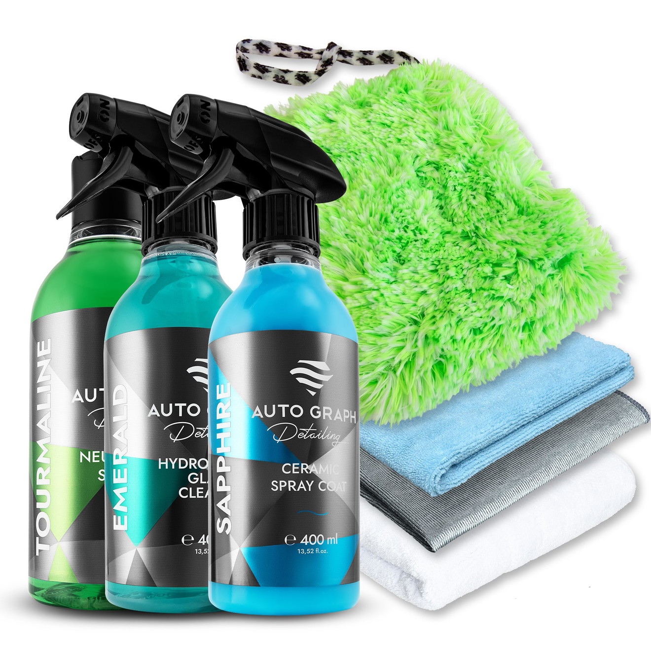 Set AUTO GRAPH Detailing Wash & Seal L – Spălare & Sigilare Auto
