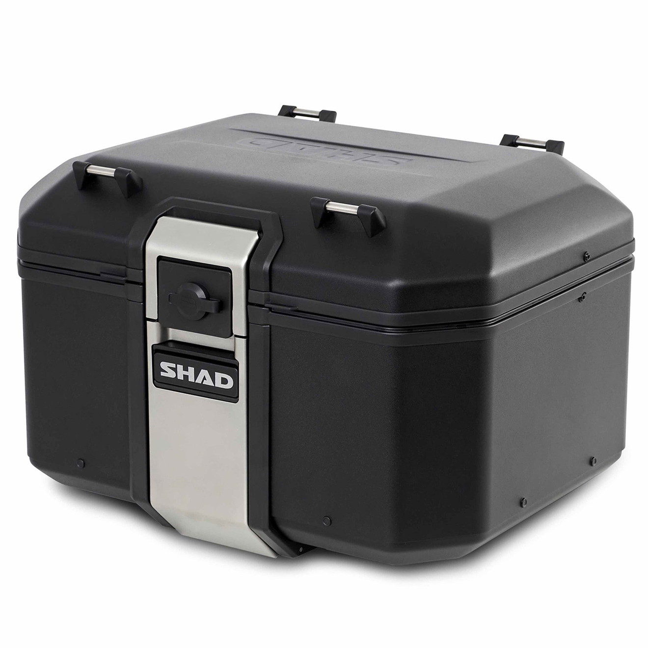 SHAD Topcase TR48 Terra schwarz/silber ohne Trägerplatte