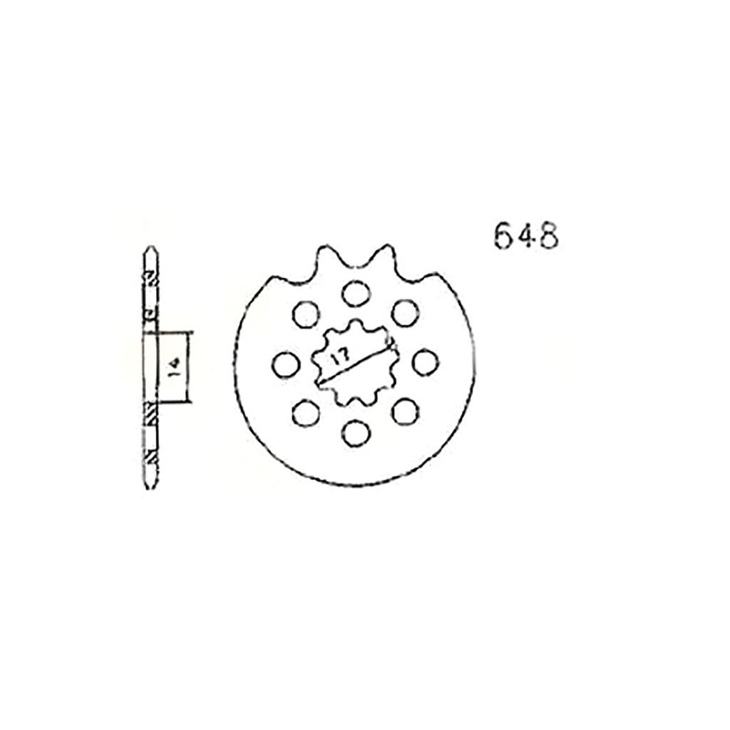 DID Kettensatz für Puch Maxi N/S E50 Automatik 0000