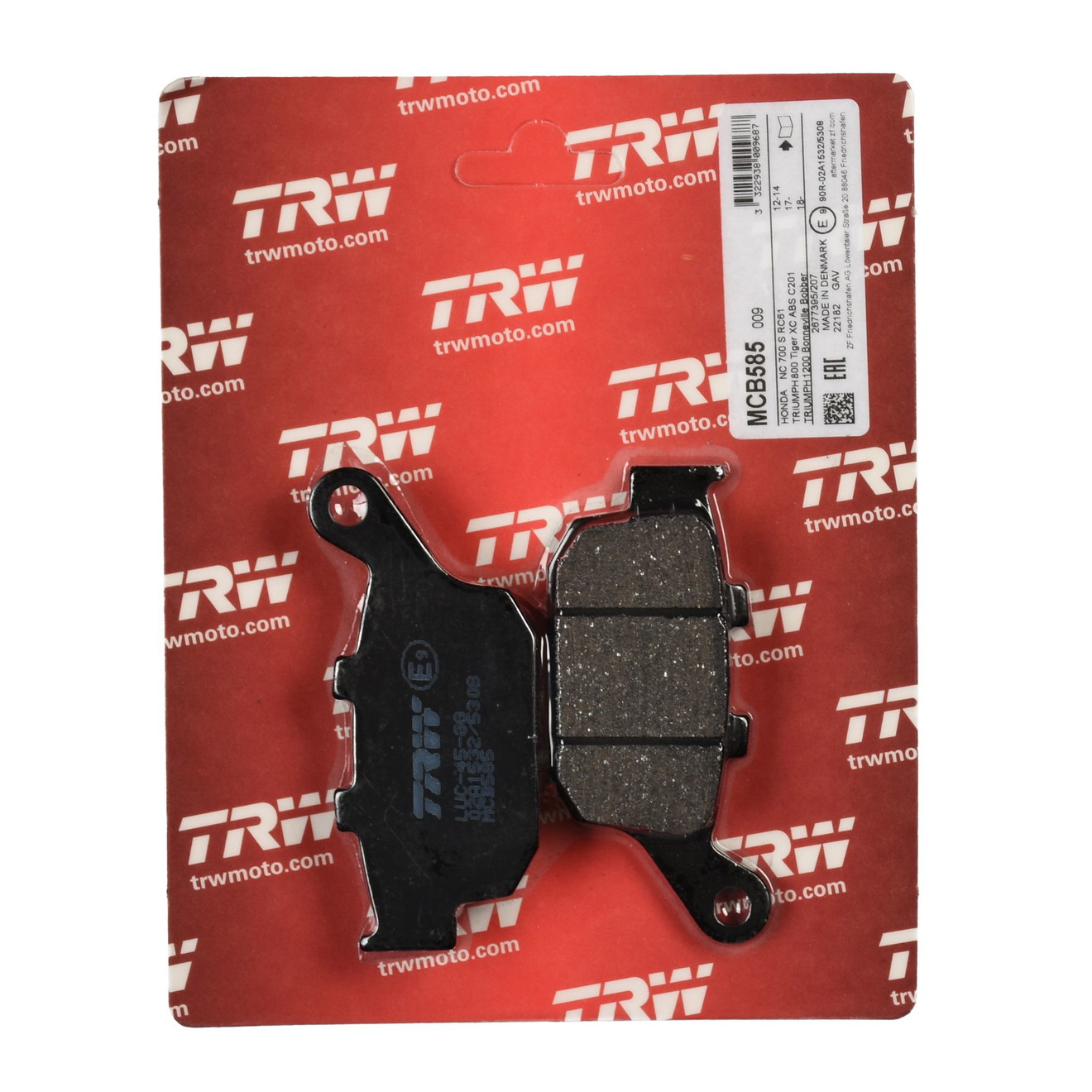 TRW Bremsbelag organisch