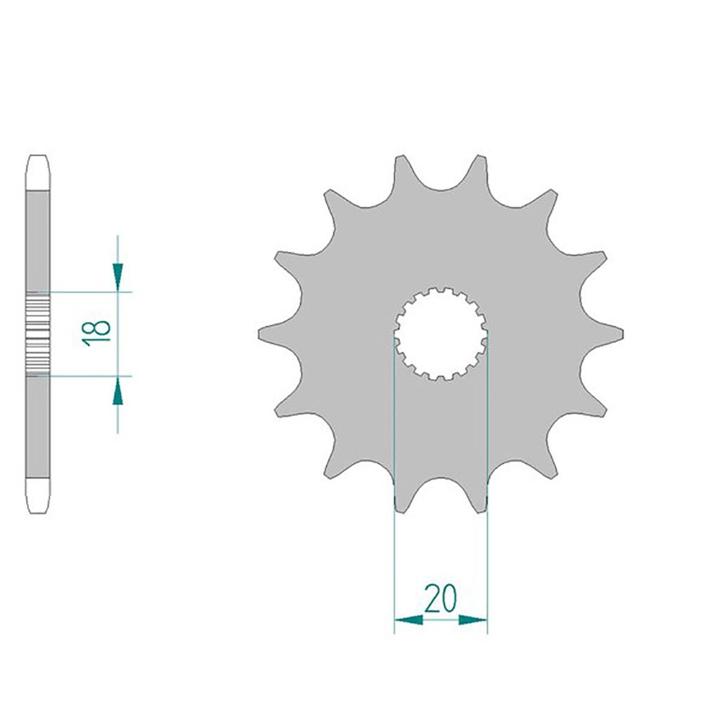 Esjot Ritzel 61300-15 #520 15 Zähne