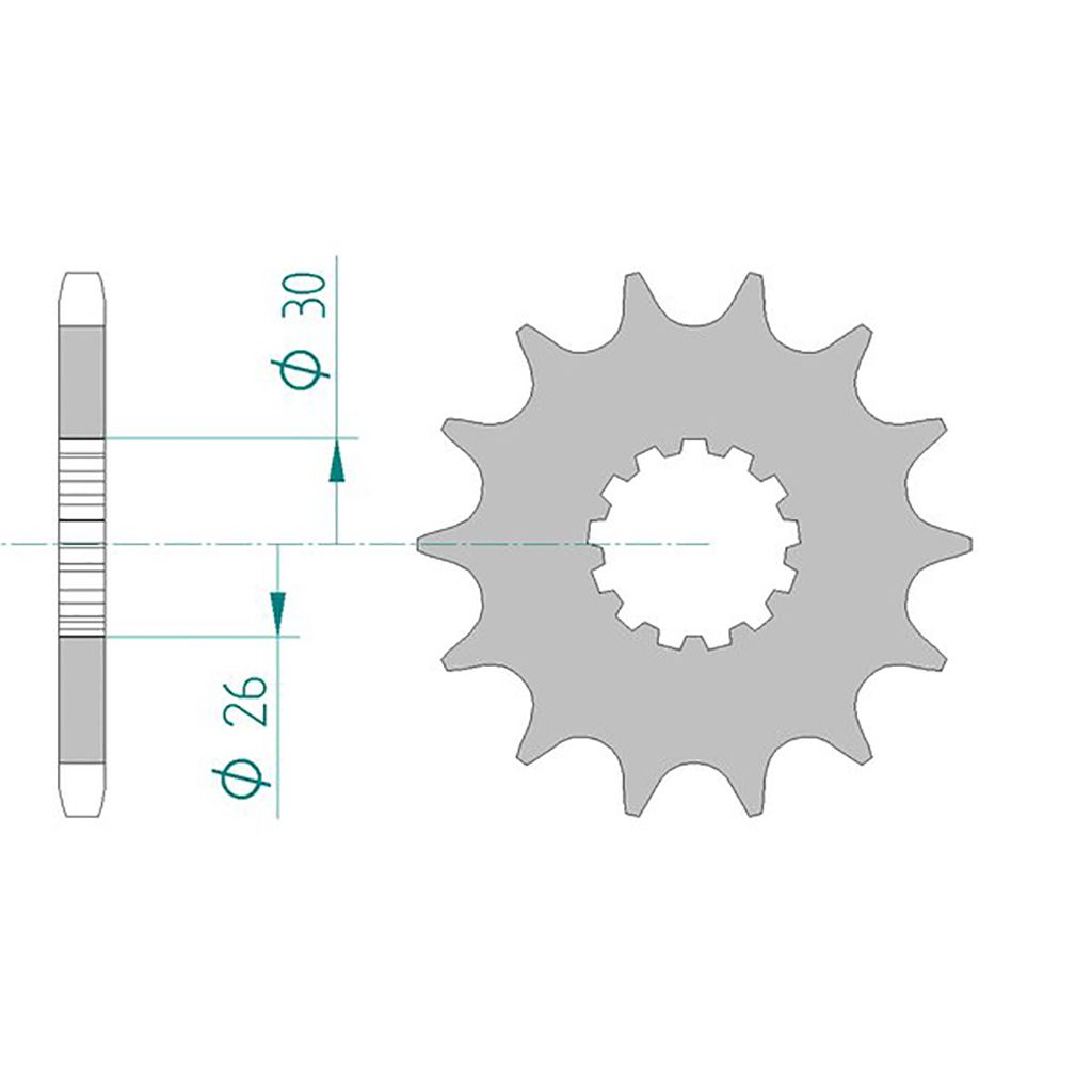 Esjot Ritzel 88600-19 #525 TRI 800/865 19 Zähne