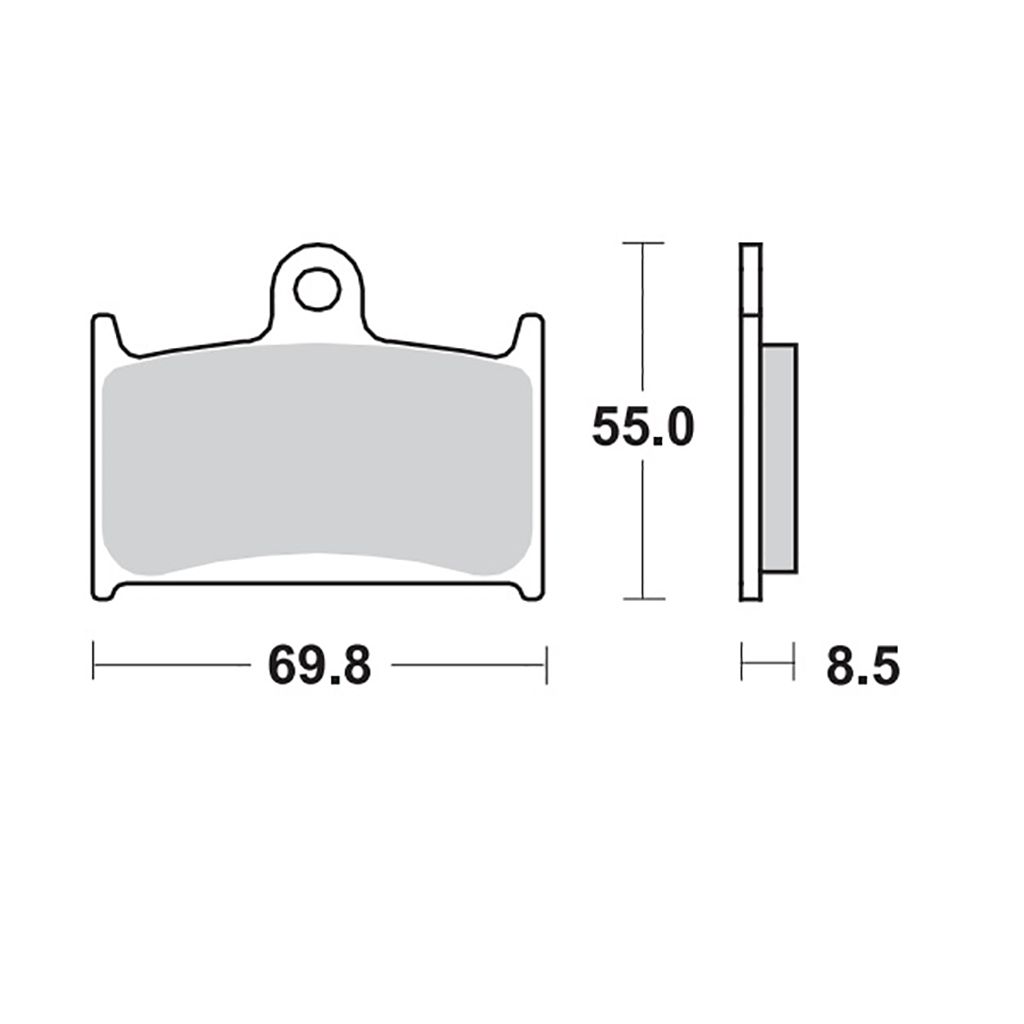 Moto-Master Bremsbelag RoadPRO Ceramic
