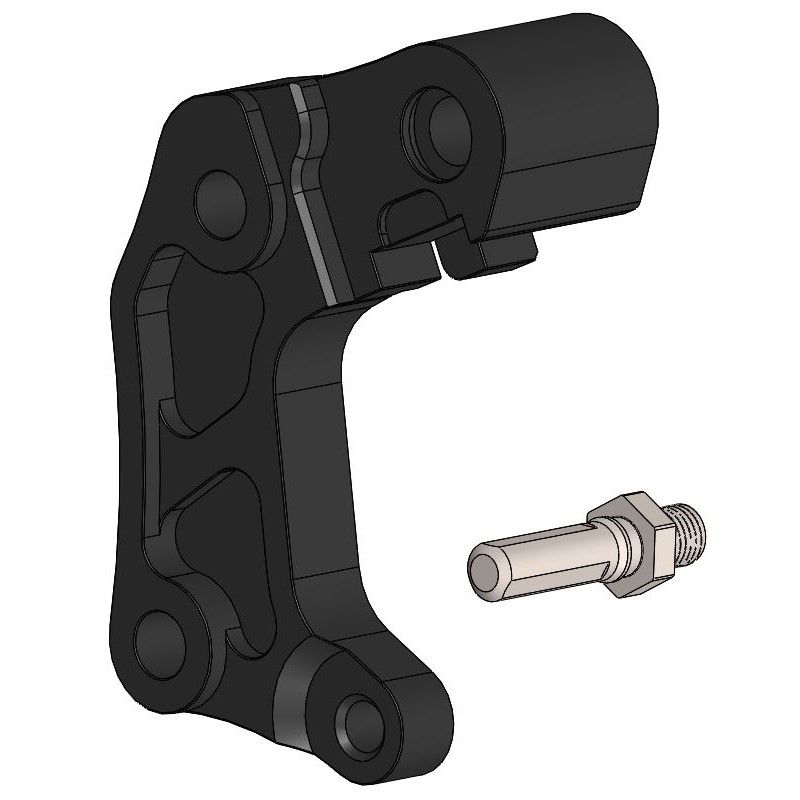 Moto-Master Bremssattel-Adapter Supermoto Street Adapter 300 mm Ø links