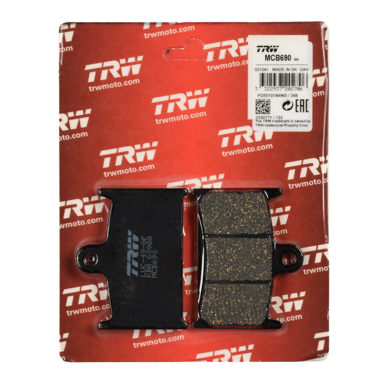 TRW Bremsbelag organisch