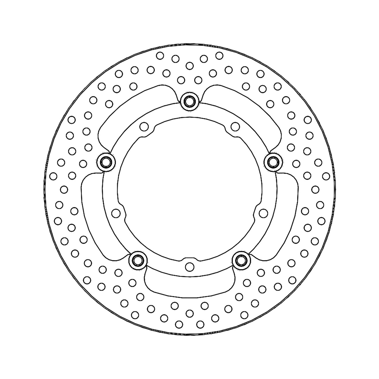 Moto-Master Bremsscheibe 112370 Halo vorn schwimmend mit ABE